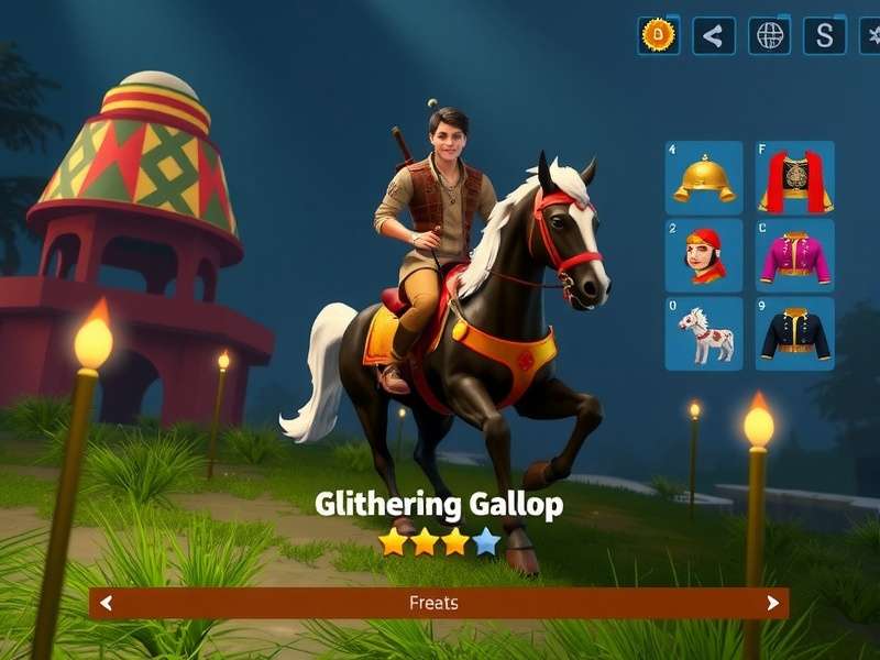 Glistening Gallop customization options